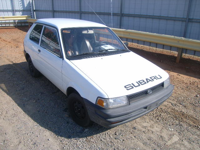 1989 SUBARU Justy - License Plate