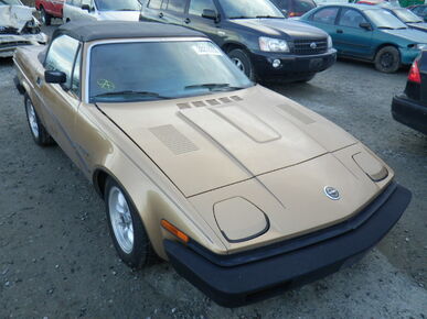 1981 TRIUMPH TR7 - License Plate