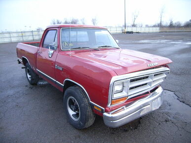 1989 DODGE D-Series - License Plate