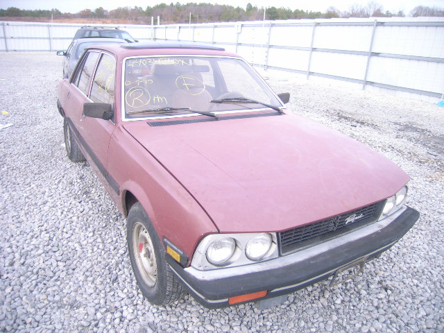 1982 PEUGEOT 505 - License Plate
