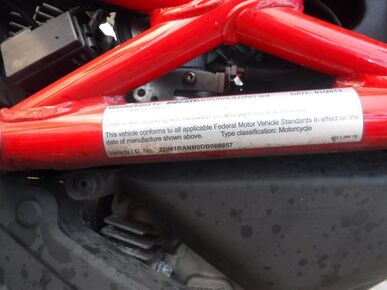 2013 DUCATI Monster - VIN Decoder