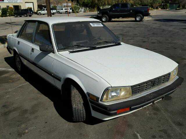 1986 PEUGEOT 505 - License Plate
