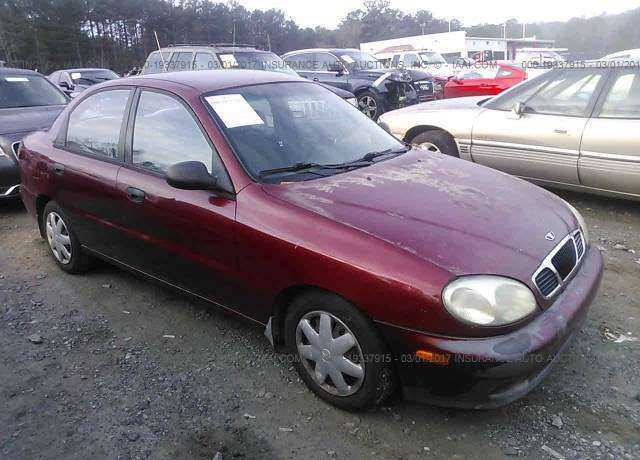 2001 DAEWOO LANOS S VIN KLATA52661B604013 auction photo