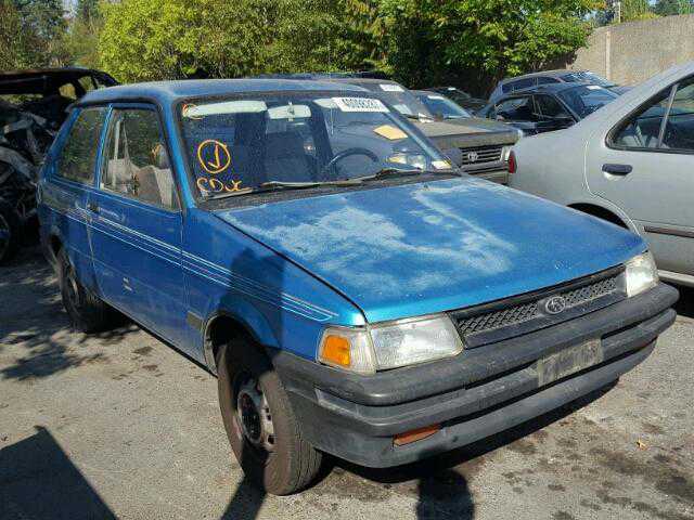 1993 SUBARU Justy - License Plate