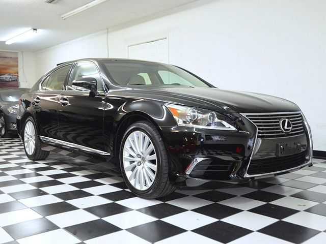 Black new Lexus 3/4 side view