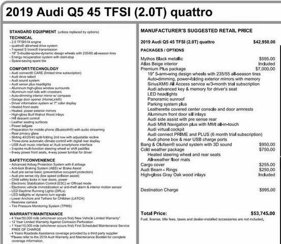 2019 Audi Q5