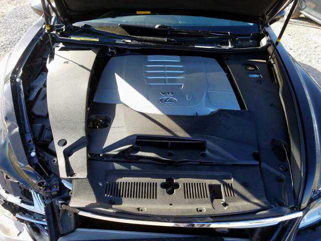 Broken Lexus' engine