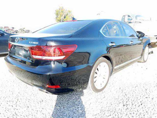 Broken Lexus 3/4 view