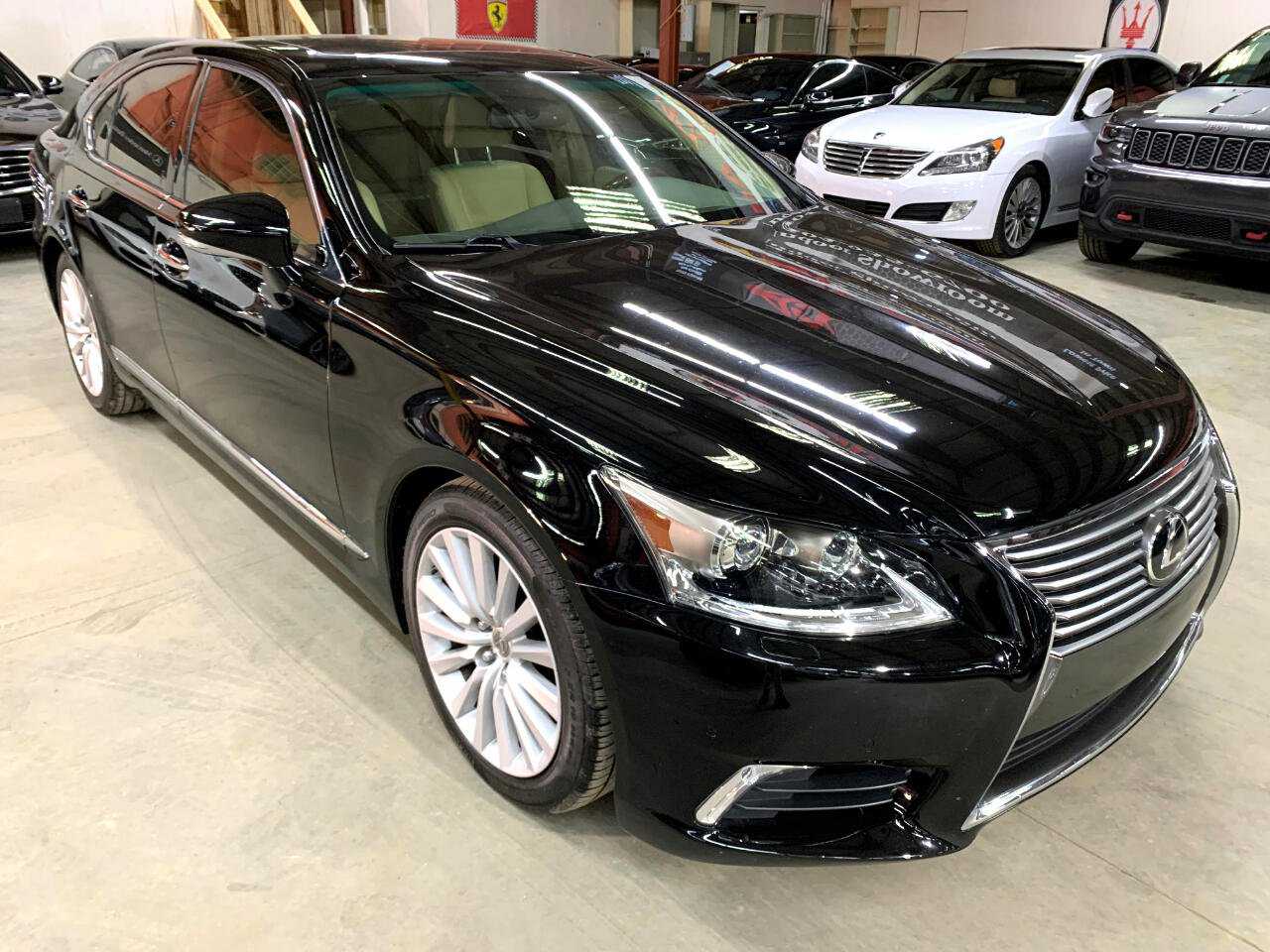 New black Lexus 3/4 front view