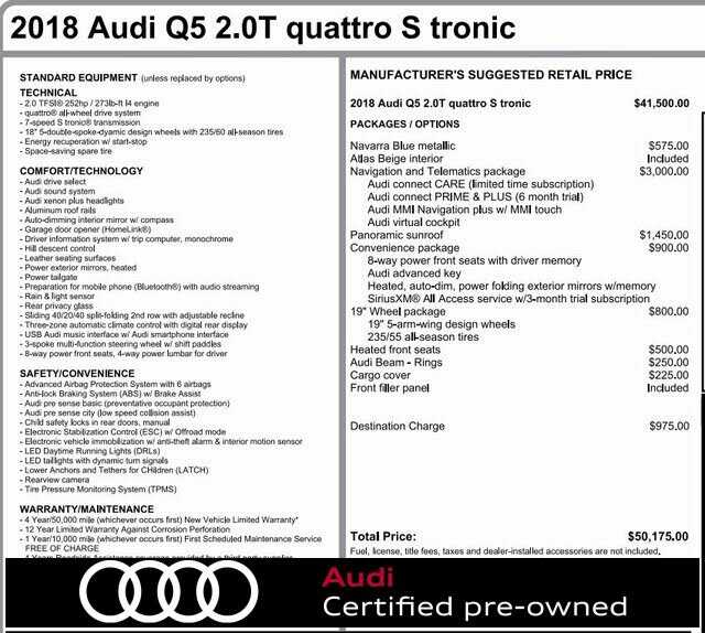 2018 Audi Q5