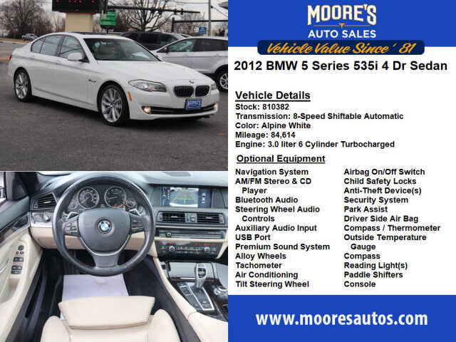 2012 BMW 535i