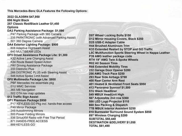 2022 Mercedes-Benz GLA-Class
