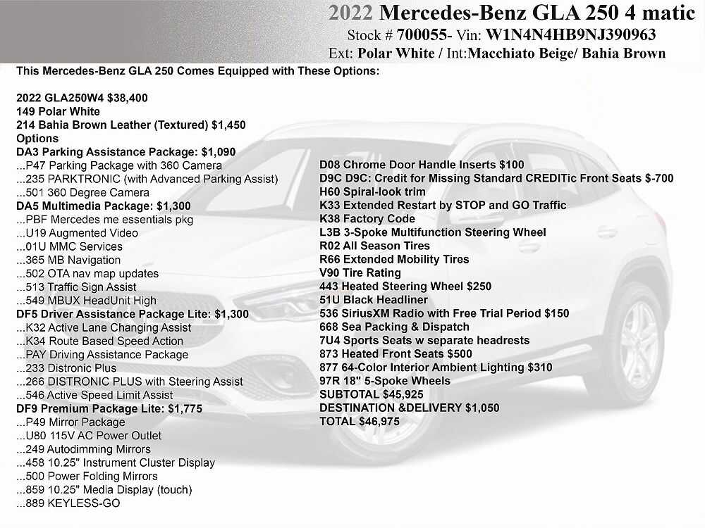 2022 Mercedes-Benz GLA-Class