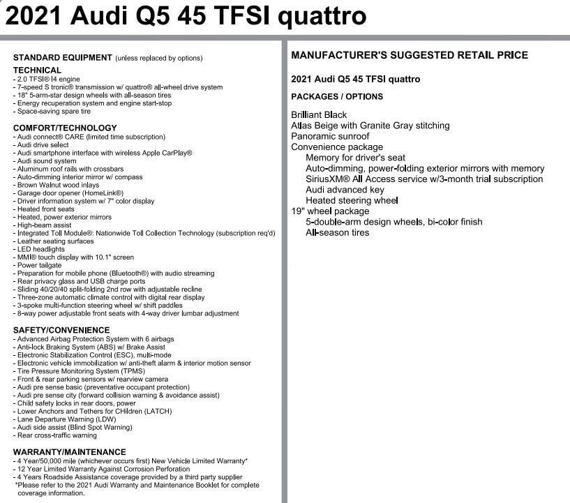 2021 Audi Q5