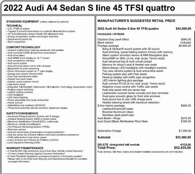 2022 Audi A4