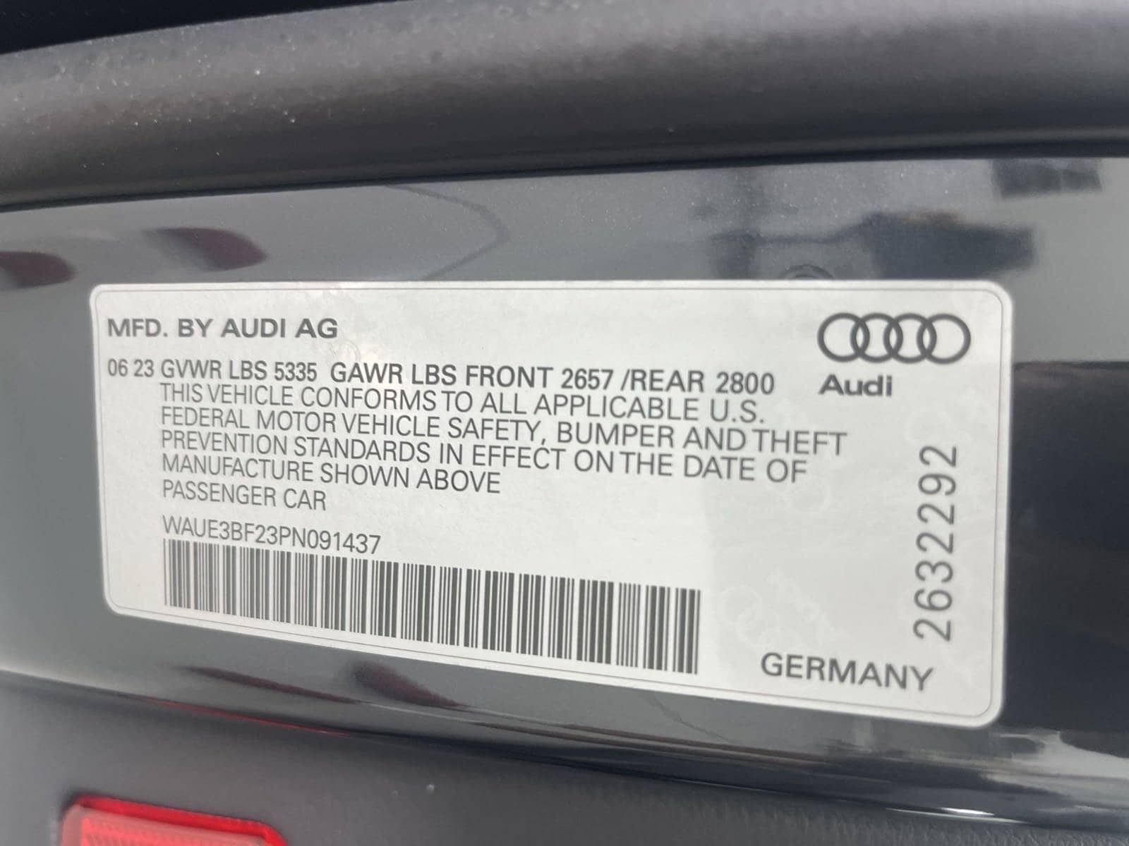 2023 Audi A6