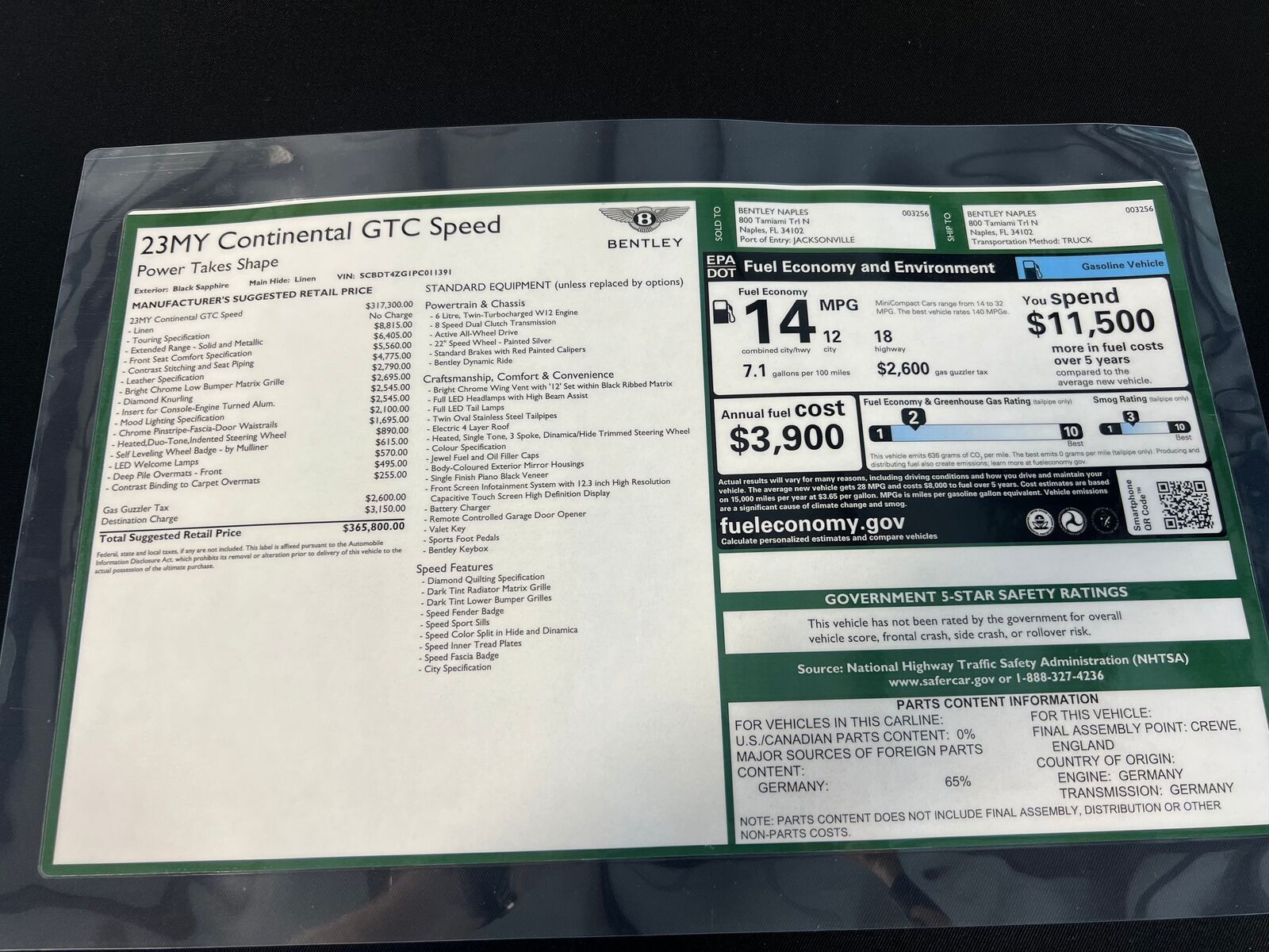 2023 BENTLEY Continental