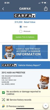 2012 Audi A6