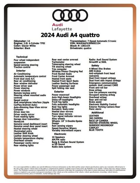 2024 Audi A4