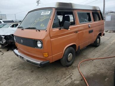 1982 VOLKSWAGEN VANAGON - License Plate
