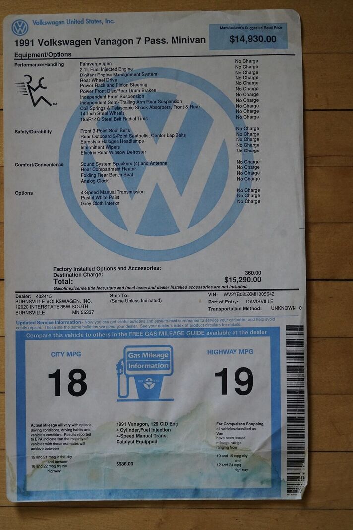 Volkswagen Vanagon