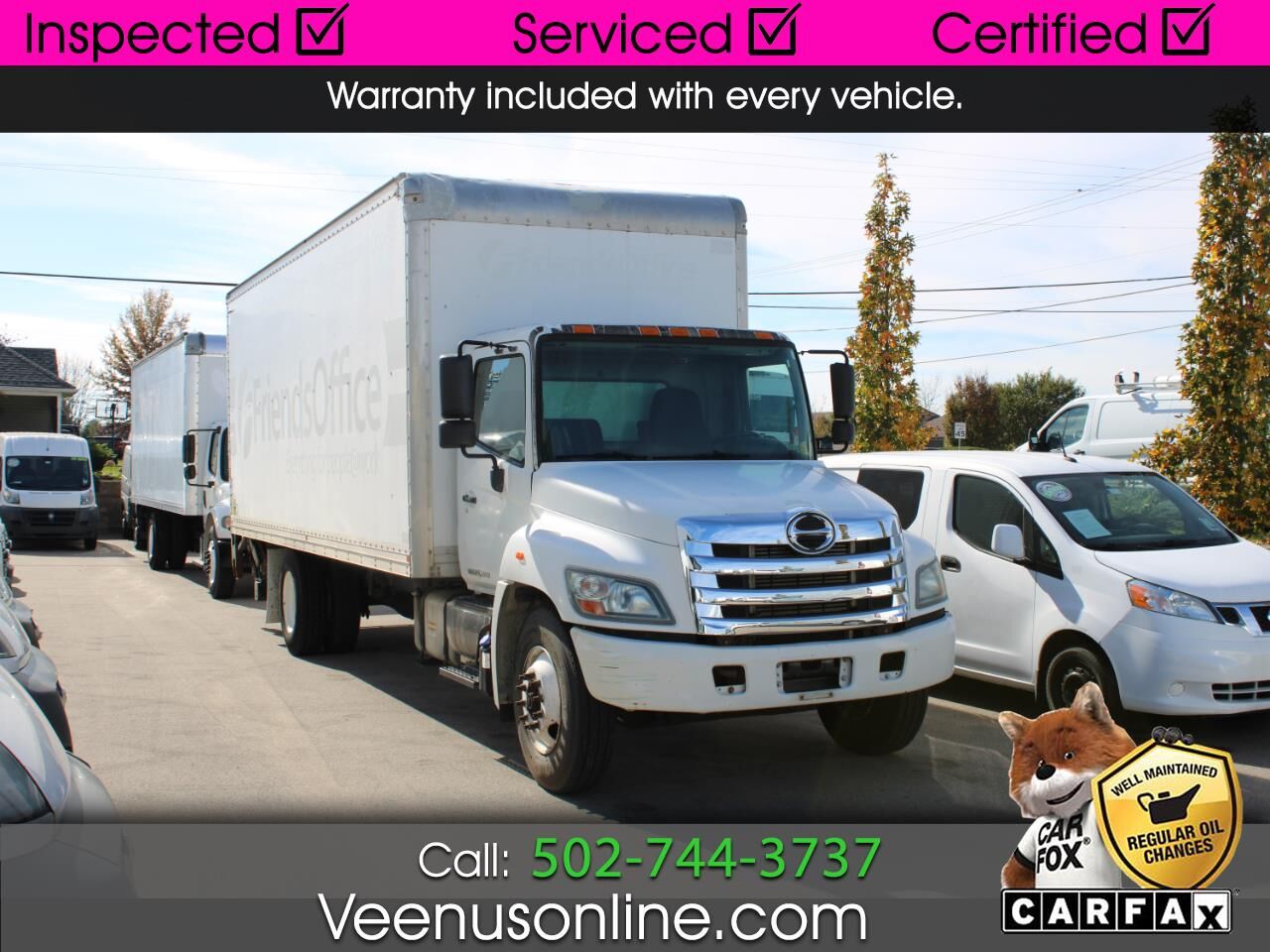 2013 HINO Incomplete Vehicle