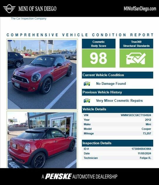 MINI Cooper Coupe