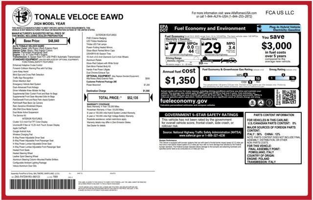 2024 ALFA ROMEO TONALE