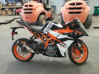 2017 KTM RC 390 - License Plate