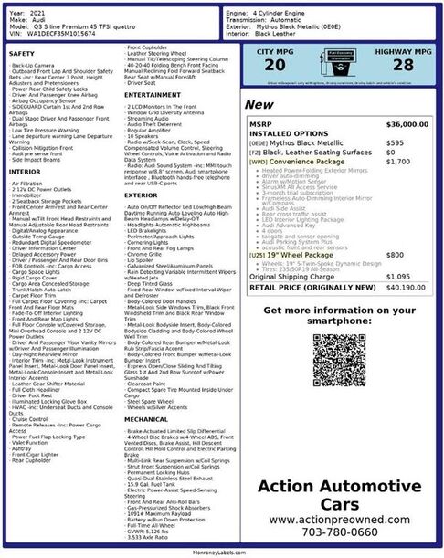 2021 Audi Q3