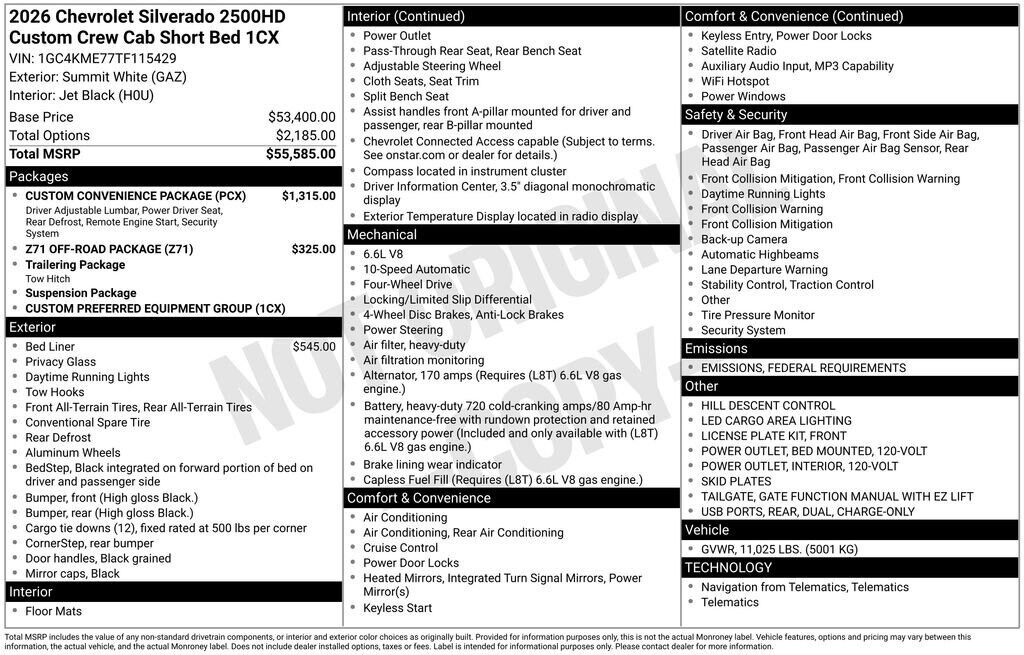 2026 CHEVROLET Silverado HD