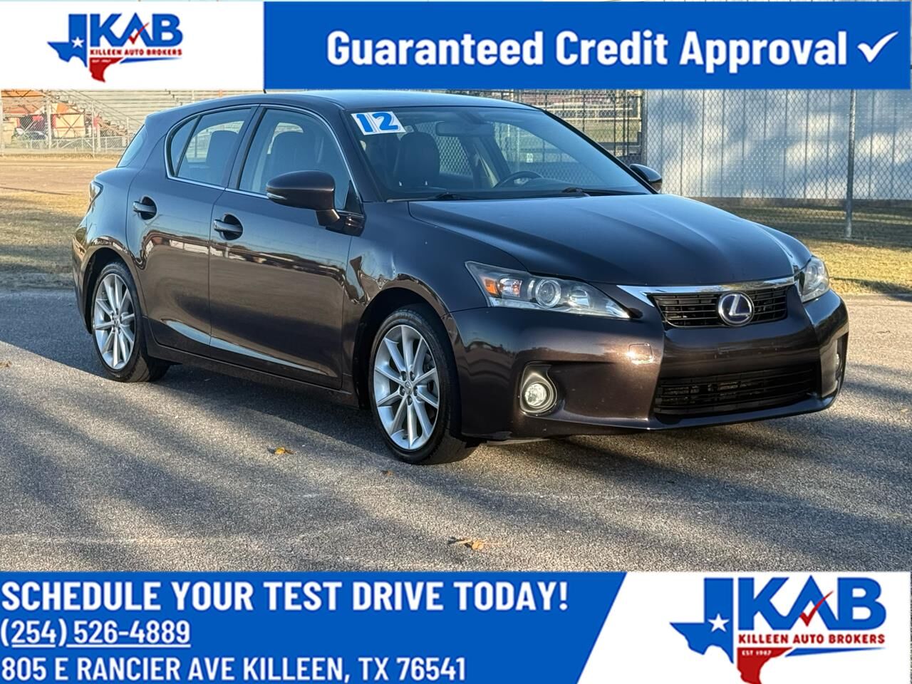 2012 LEXUS CT