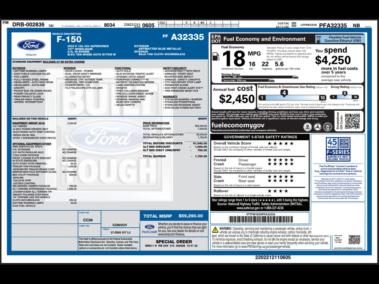 2023 FORD F-150