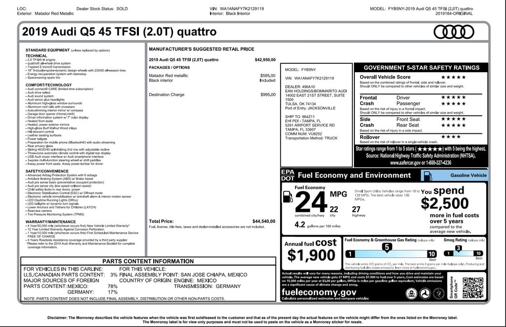 2019 Audi Q5
