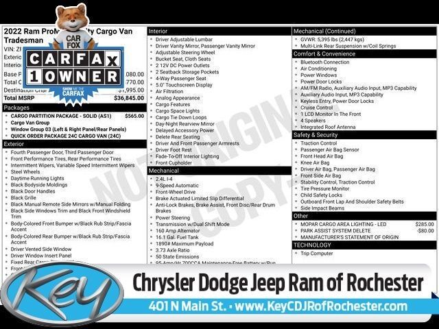 2022 RAM Promaster City