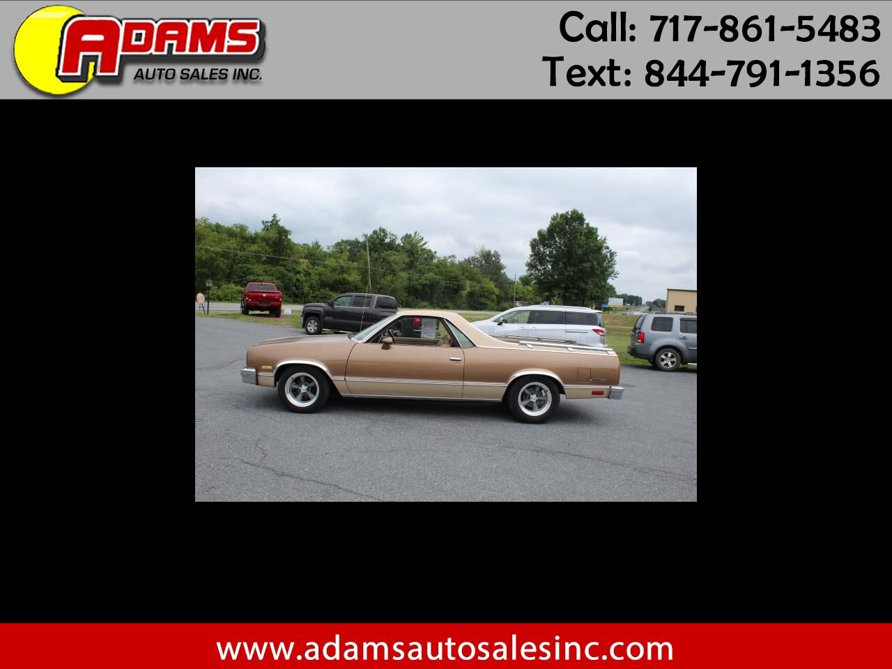 1982 CHEVROLET El Camino