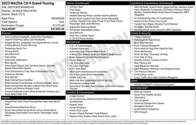 2023 MAZDA CX-9
