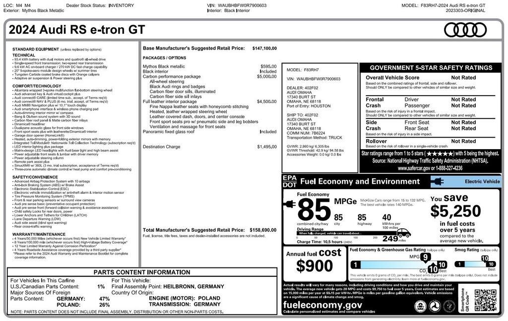 2024 Audi RS e-tron GT