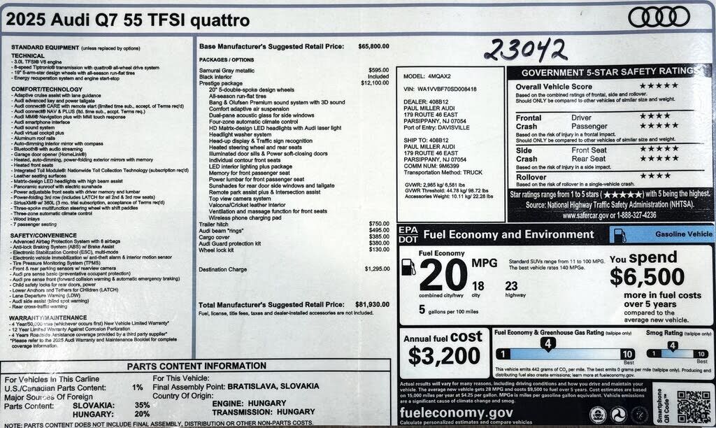 2025 Audi Q7