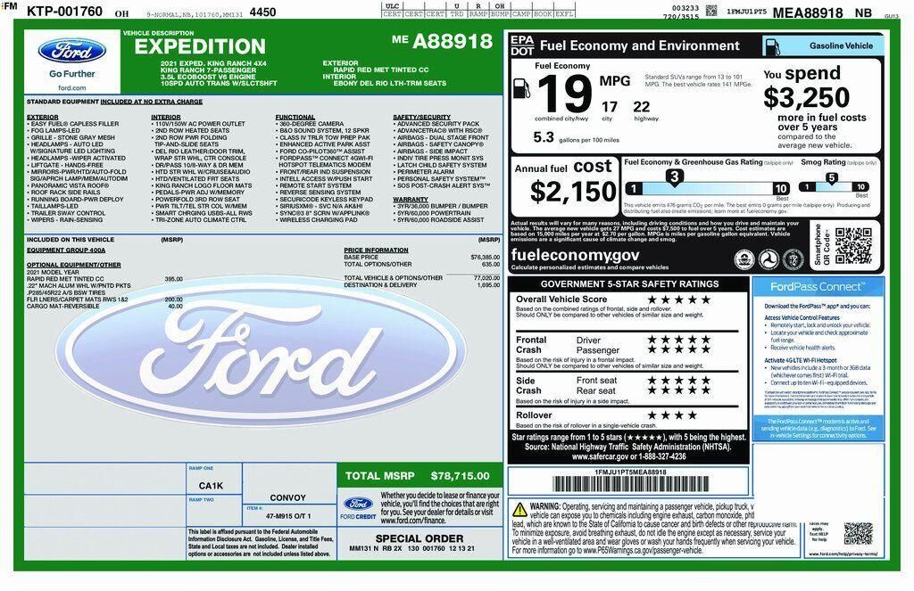 2021 FORD Expedition