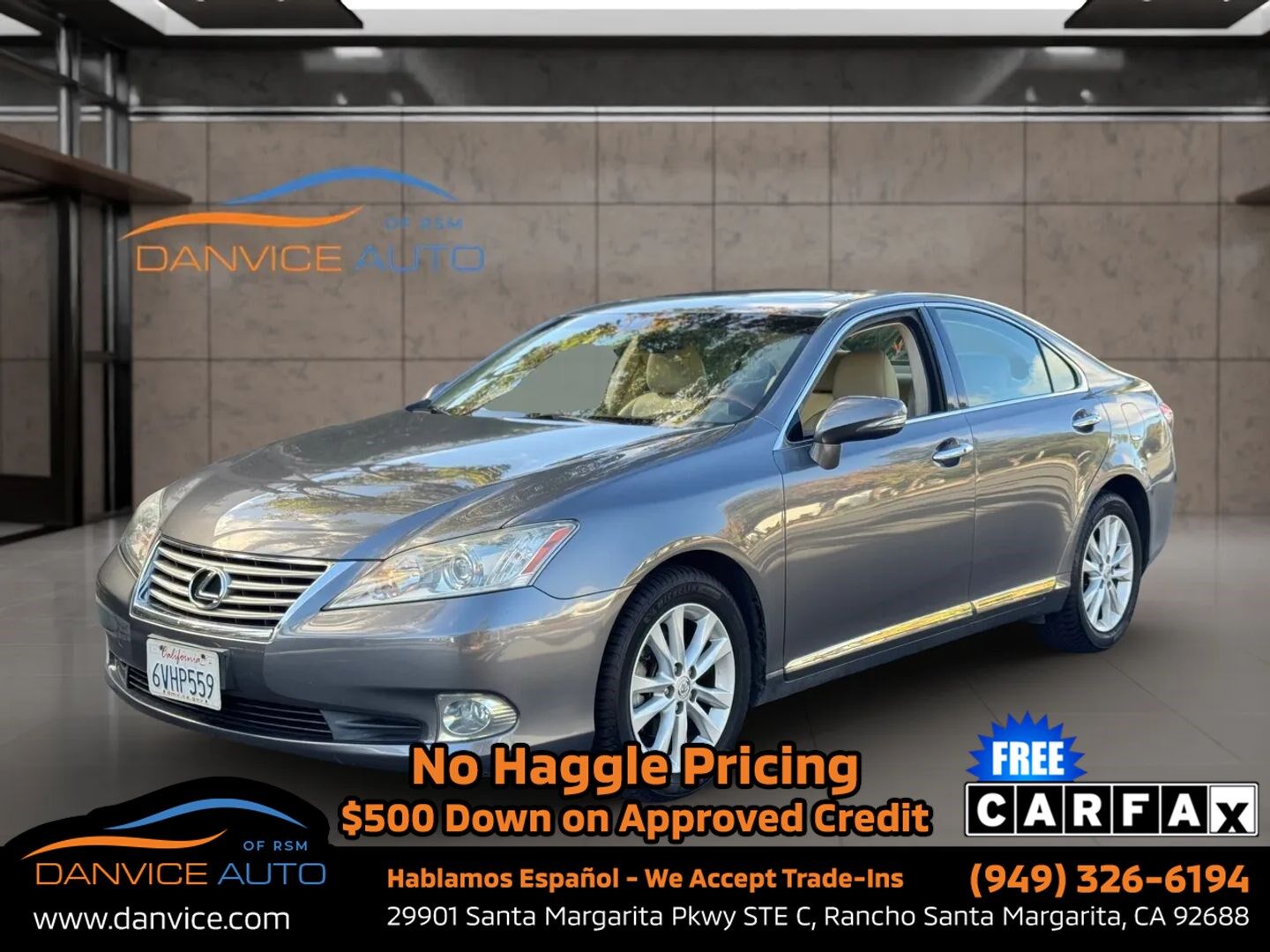 2012 LEXUS ES