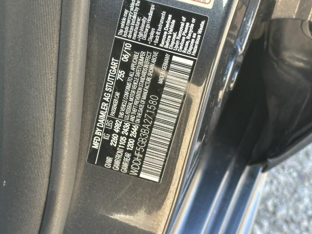 2011 MERCEDES-BENZ E-Class