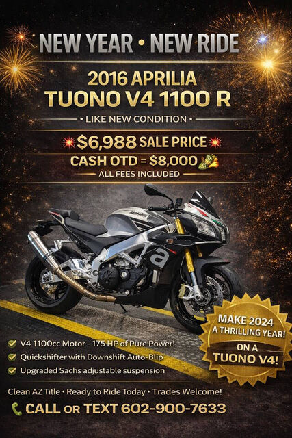 2016 APRILIA Tuono V4 1100 RR