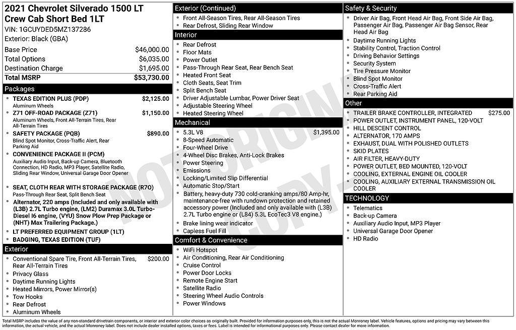 2021 CHEVROLET Silverado