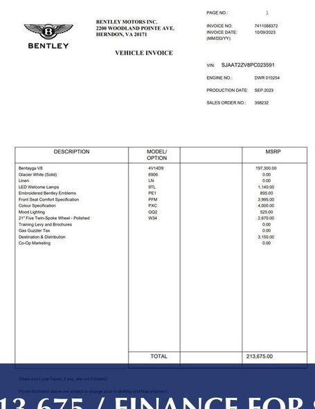 2023 BENTLEY Bentayga