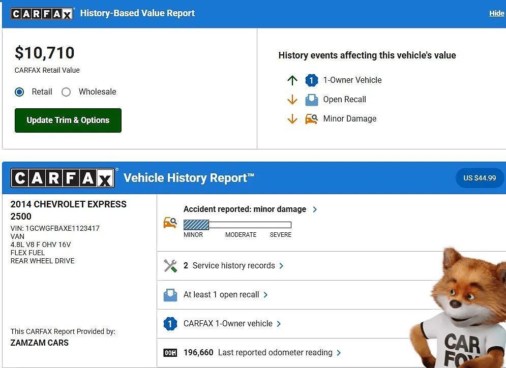 2014 CHEVROLET Express