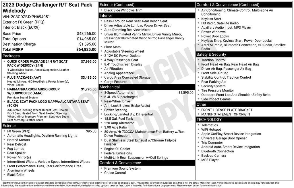 2023 DODGE Challenger