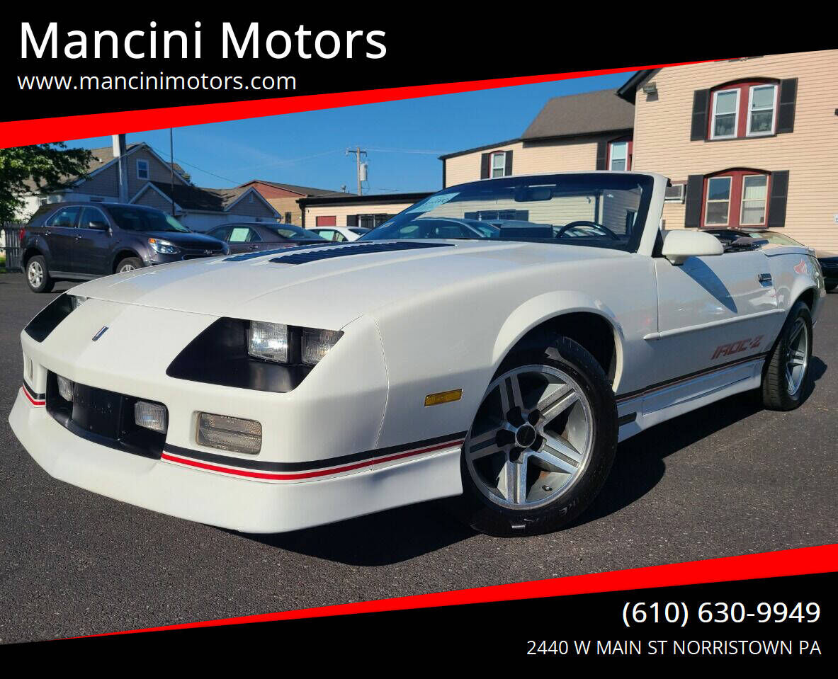 1989 CHEVROLET Camaro