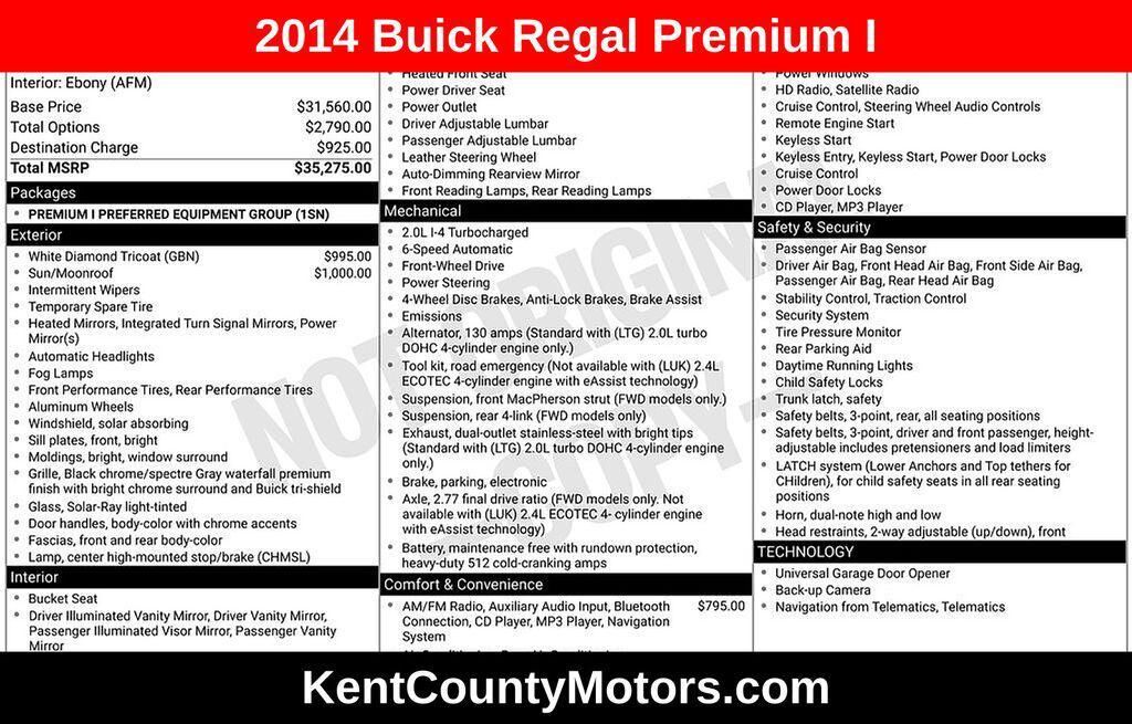2014 BUICK Regal