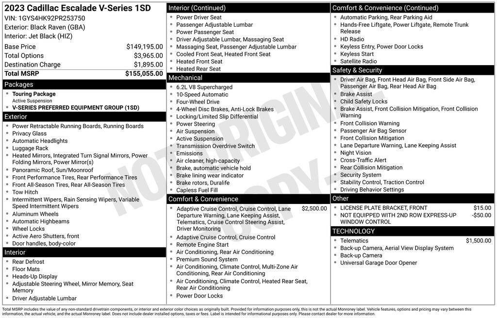 2023 CADILLAC Escalade